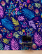 Bright Colorful Fern Arrangement Mural. #6223