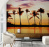 Tropical Sunset Palm Tree Paradise Wall Mural. #6236