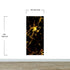 Black and Gold Abstract Marble Stone Peel and Stick Wall Mural. #6239
