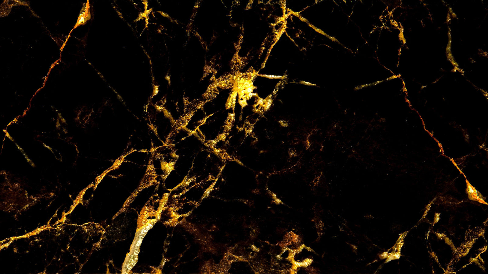 Black and Gold Abstract Marble Stone Peel and Stick Wall Mural. #6239