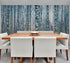 White Birch Tree Forest Wall Mural Wallpaper. Sunset Scenery. #6246