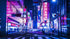 Tokyo Japan Retro 80's Synth Wave Pop Style CyberPunk Wall Mural. #6248