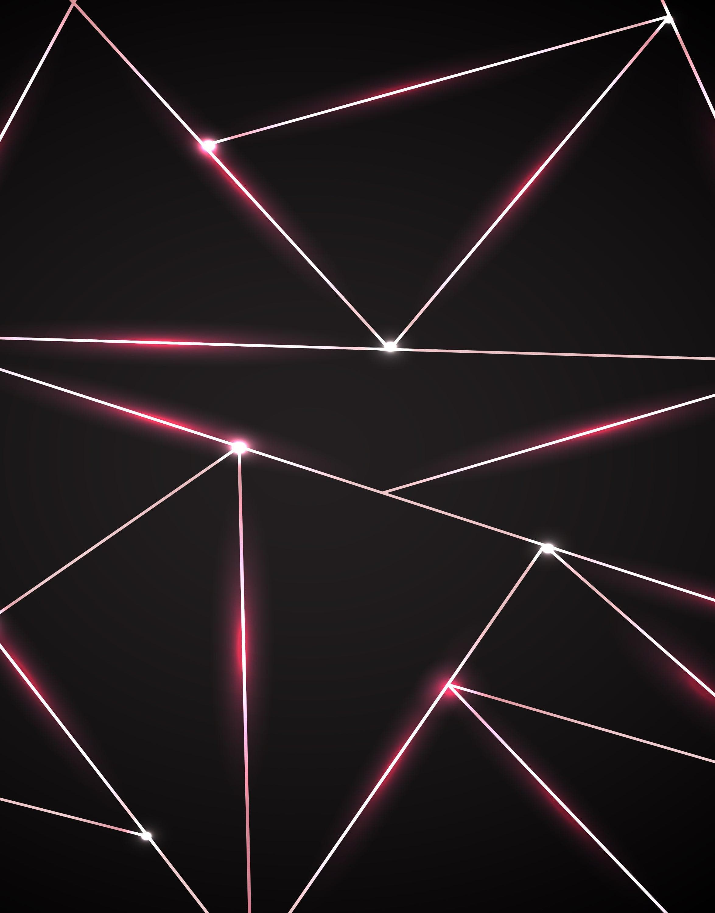 Luxury Polygonal Triangle Pattern Lines Shape. Peel and Stick Wall Mural. #6251