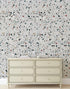 Terrazzo Mosaic Pattern Peel and Stick Wall Paper Mural. #6260