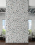 Terrazzo Mosaic Pattern Peel and Stick Wall Paper Mural. #6260