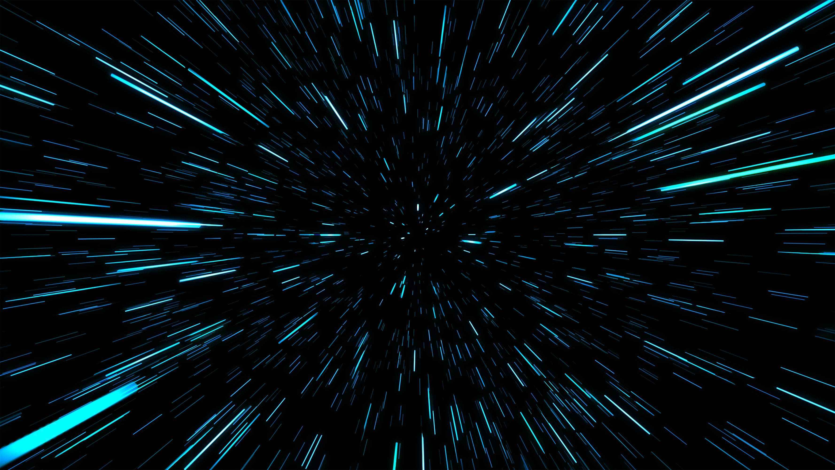 Lightspeed Through Hyperspace Wall Mural. Peel and Sticker Wallpaper. #6286