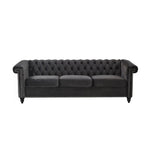 Chesterfield Style 3 Seater Sofa with Deep Button Tufting - Multiple Colors