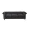 Chesterfield Style 3 Seater Sofa with Deep Button Tufting - Multiple Colors