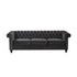 Chesterfield Style 3 Seater Sofa with Deep Button Tufting - Multiple Colors