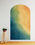 Arch Wall Decal. Colorful Liquid Fluid Watercolor Arch Peel and Stick Wall Decal. Removable Graphic. #6294