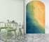 Arch Wall Decal. Colorful Liquid Fluid Watercolor Arch Peel and Stick Wall Decal. Removable Graphic. #6294