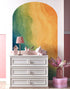 Arch Wall Decal. Colorful Liquid Fluid Watercolor Arch Peel and Stick Wall Decal. Removable Graphic. #6294