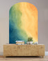 Arch Wall Decal. Colorful Liquid Fluid Watercolor Arch Peel and Stick Wall Decal. Removable Graphic. #6294