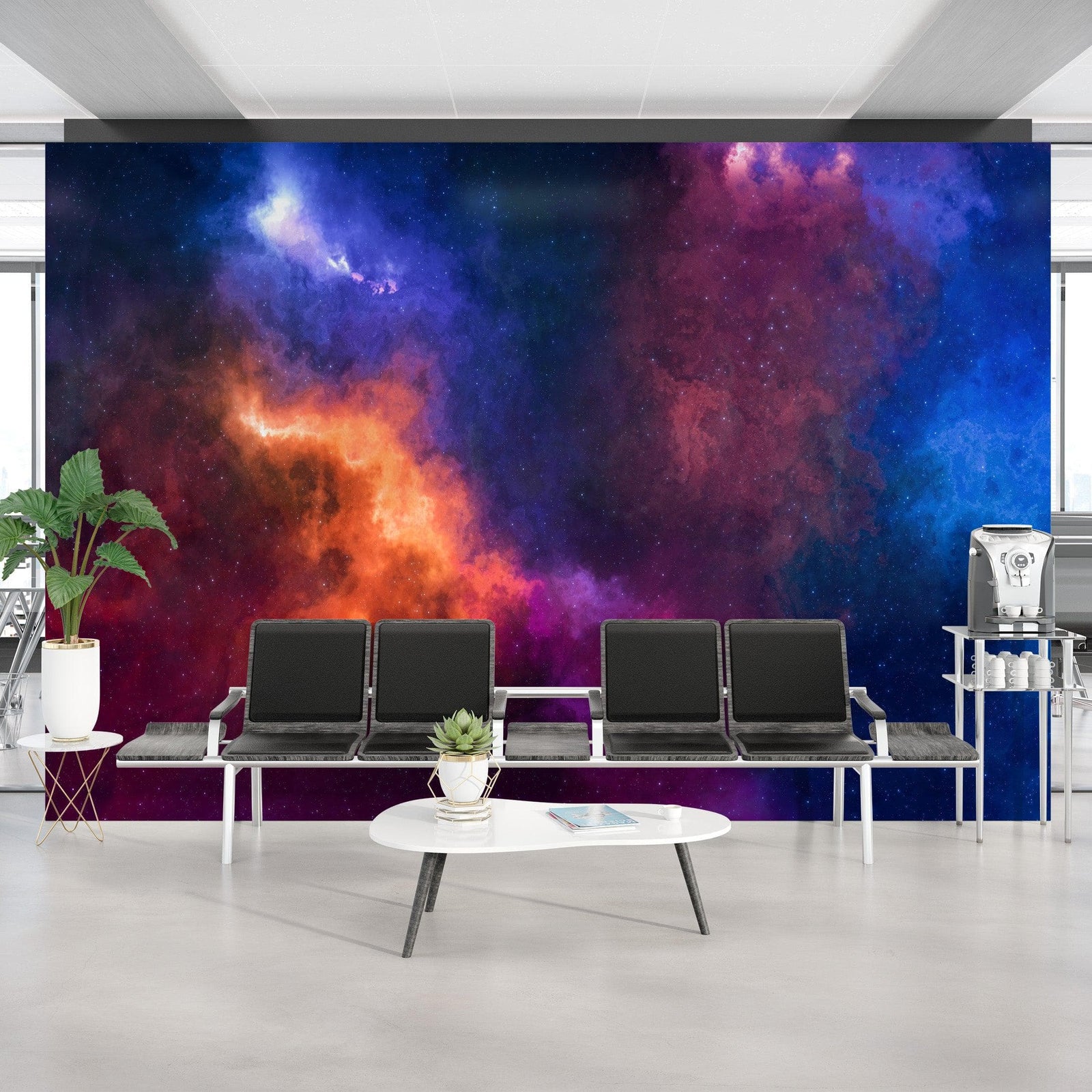 Space Galaxy Nebula Wall Mural Peel and Sticker Wallpaper. #6295