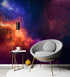Space Galaxy Nebula Wall Mural Peel and Sticker Wallpaper. #6295