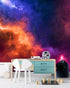 Space Galaxy Nebula Wall Mural Peel and Sticker Wallpaper. #6295