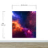 Space Galaxy Nebula Wall Mural Peel and Sticker Wallpaper. #6295