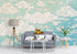 Japanese Traditional Curly Cloud in Sky Abstract Illustration Asian Decor Wall Mural. Peel and Stick Wallpaper. #6297