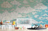 Japanese Traditional Curly Cloud in Sky Abstract Illustration Asian Decor Wall Mural. Peel and Stick Wallpaper. #6297
