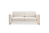 Modern 3-Seater Sofa With Solid Wood Legs