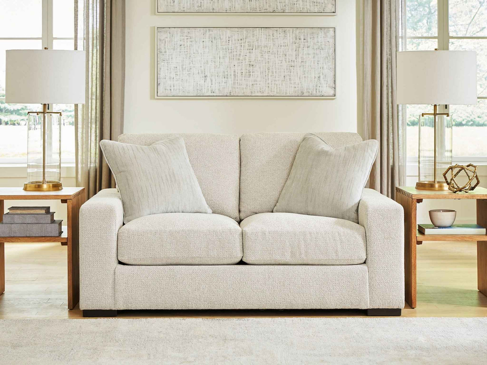 Conlee-Pike - Loveseat - Linen