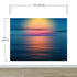 Sunset over the Ocean Horizon Wall Mural. Peel and Stick Wallpaper. #6308