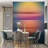 Sunset over the Ocean Horizon Wall Mural. Peel and Stick Wallpaper. #6308