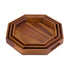 Octagon Serving Trays - Solid Bottom