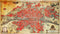 Vintage Map of Paris Wall Mural. Plattegrond van Parijs (ca. 1721–1774) by Guillaume Delisle. #6312
