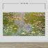Monet Painting, Water Lilies (From 1919). Peel and Stick Wallpaper Wall Mural. #6333