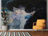 Vintage Painting, Three Women in Profile by Artist Henry Somm. Large Wall Mural / Peel and Stick Wallpaper. #6338