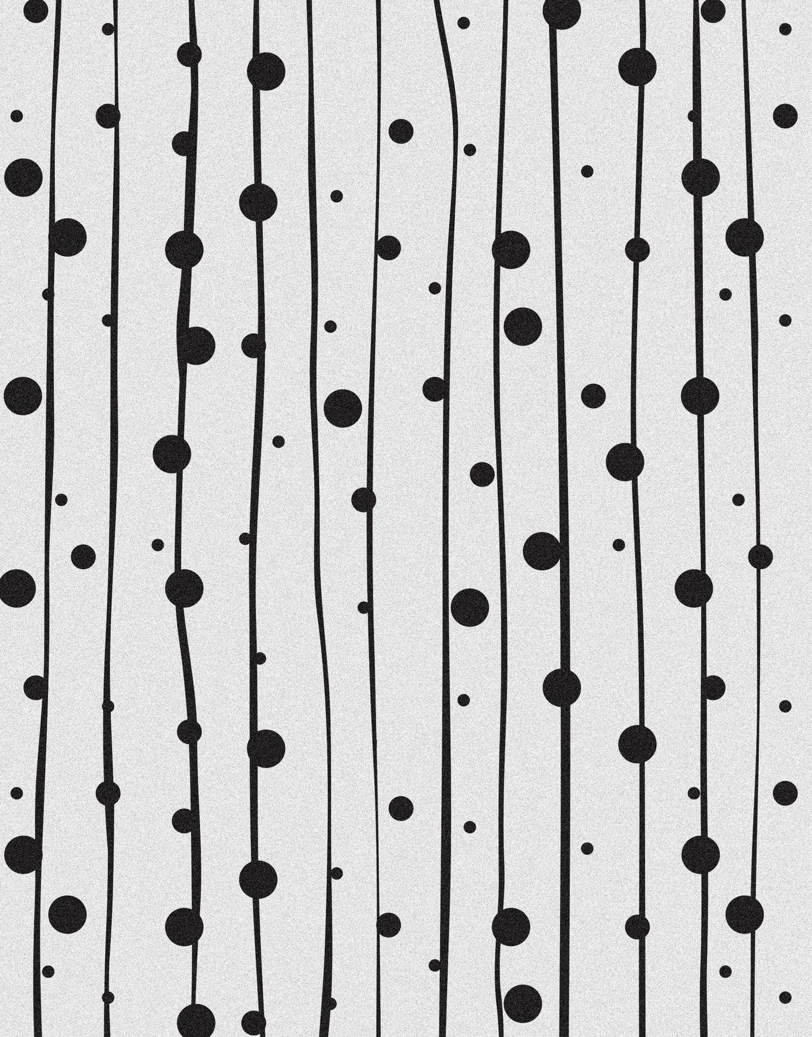 Stylish Hand-drawn Thin Vertical Lines and Dots Wall Mural Pattern. Peel and Stick Wallpaper. #6346