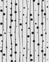Stylish Hand-drawn Thin Vertical Lines and Dots Wall Mural Pattern. Peel and Stick Wallpaper. #6346