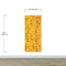 Botanical Flower Garden With Yellow Orange Background Wall Mural. Blossom Flower Decor. #6355