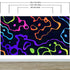 Colorful Abstract Fluid Lines Wallpaper. Peel and Stick Wall Mural. #6358