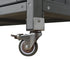 Foldable Outdoor Kitchen Island Cart with Storage - Stainless Steel & Wood