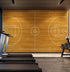 Basketball Court Hardwood Pattern Wall Mural. #6361