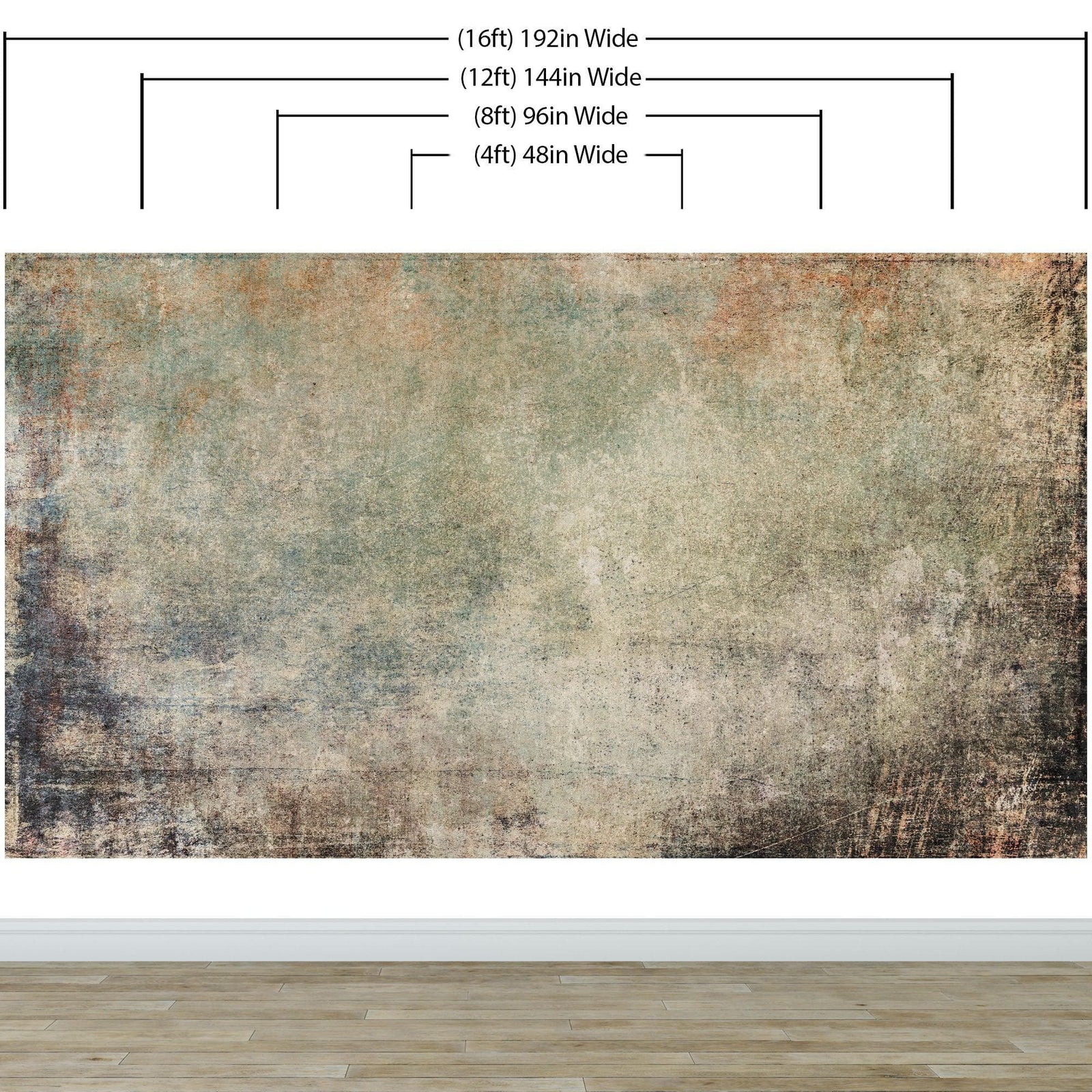 Rustic Concrete Wallpaper Wall Decor. Modern Minimalistic Self Adhesive Peel and Stick Wall Mural. #6367