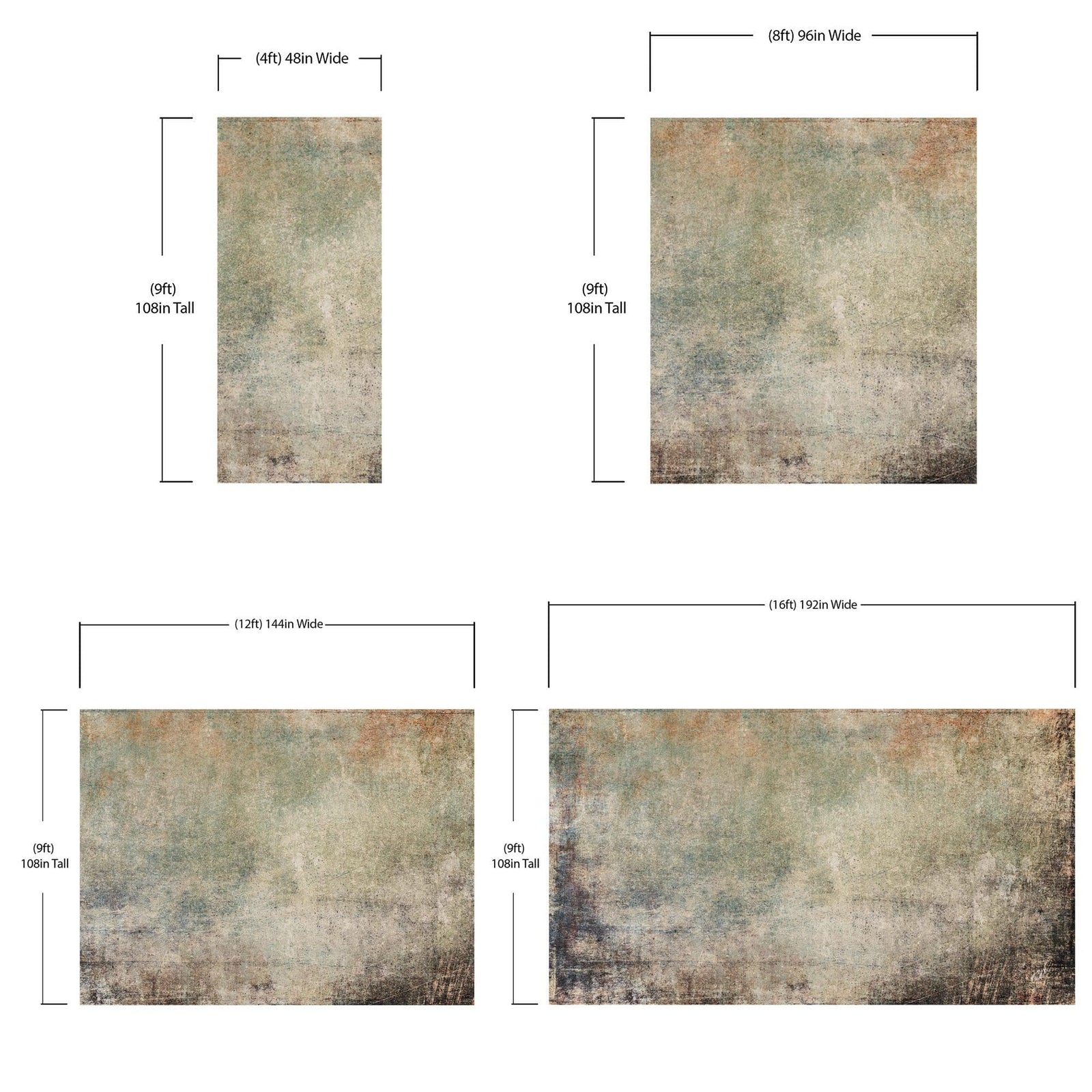 Rustic Concrete Wallpaper Wall Decor. Modern Minimalistic Self Adhesive Peel and Stick Wall Mural. #6367