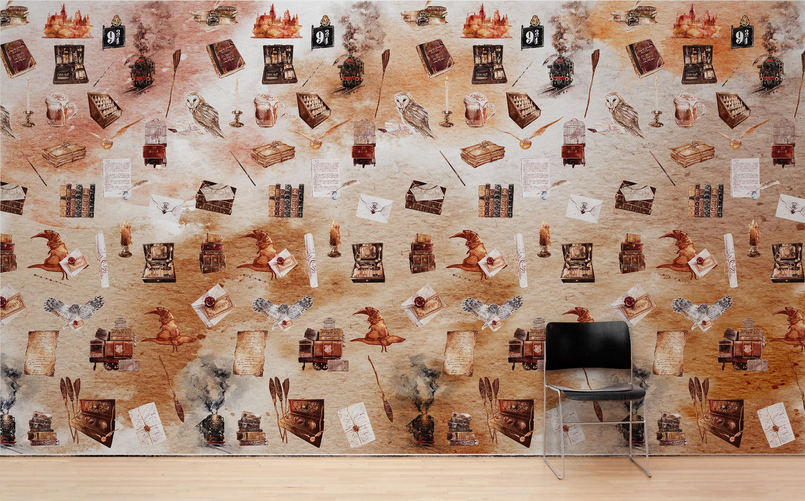 Wizardly World Fantasy Wallpaper Pattern. #6374