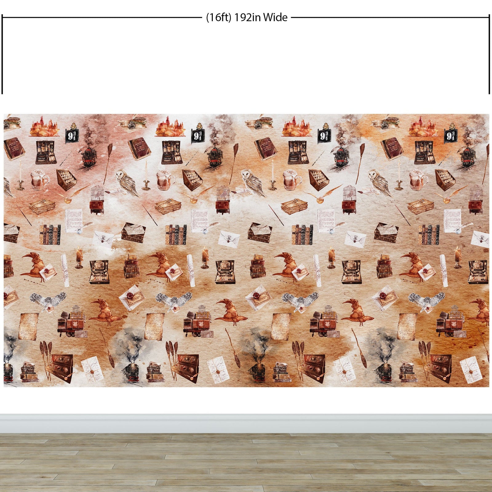 Wizardly World Fantasy Wallpaper Pattern. #6374