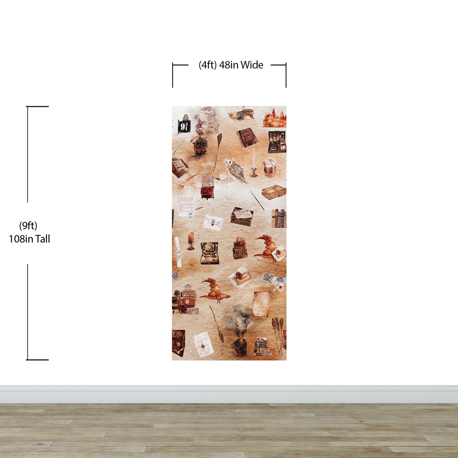 Wizardly World Fantasy Wallpaper Pattern. #6374