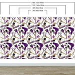 Cosmetic Beauty Room Wall Decor Mural. Fashionista Girl’s Room Decor. Makeup Vanity Decor. Peel and Stick Wallpaper. #6381