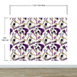 Cosmetic Beauty Room Wall Decor Mural. Fashionista Girl’s Room Decor. Makeup Vanity Decor. Peel and Stick Wallpaper. #6381