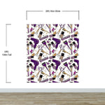 Cosmetic Beauty Room Wall Decor Mural. Fashionista Girl’s Room Decor. Makeup Vanity Decor. Peel and Stick Wallpaper. #6381