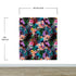Colorful Tropical Foliage Pattern Wall Mural. Peel and Stick Wallpaper. #6382