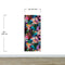 Colorful Tropical Foliage Pattern Wall Mural. Peel and Stick Wallpaper. #6382