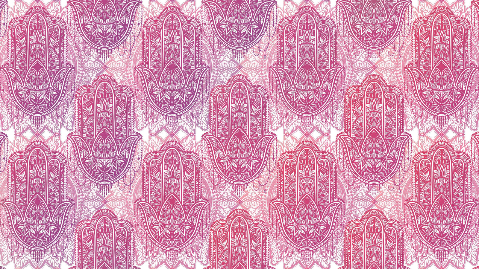 Large Floral Mandala Wall Art Wallpaper. Pink and Purple Ornament Design Peel and Stick Wall Mural. #6384