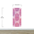Large Floral Mandala Wall Art Wallpaper. Pink and Purple Ornament Design Peel and Stick Wall Mural. #6384