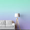 Pastel Color Wall Mural. Turquoise to Plum Purple Gradient Color Blend Design Wallpaper. #6385